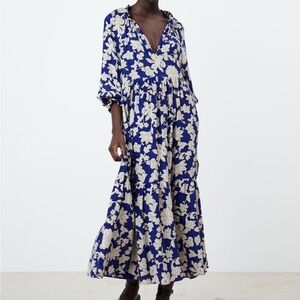 Zara floral dress